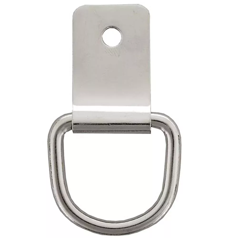 1-1/2 In Hilason Horse Saddle Nickel Plated Dee Clip