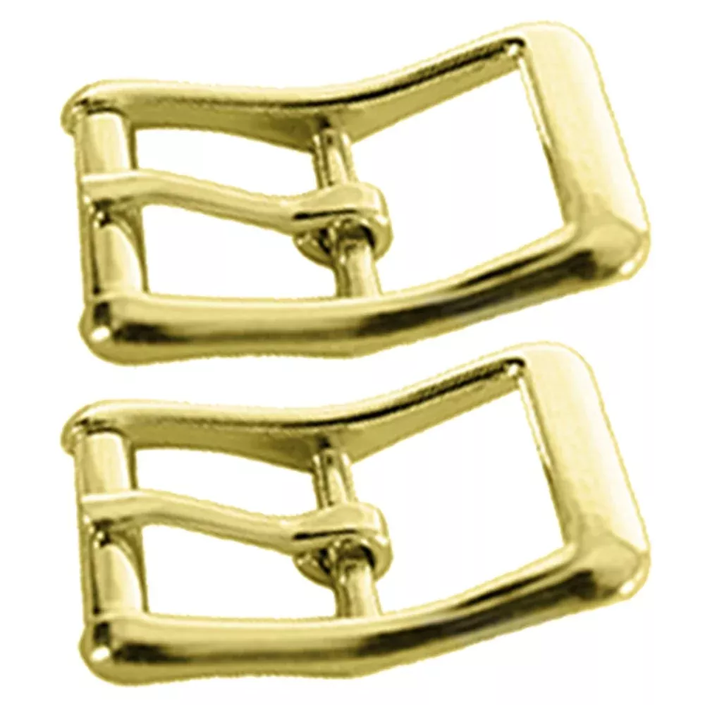 1/2" Hilason Die Cast Center Bar Roller Buckle Brass Plated