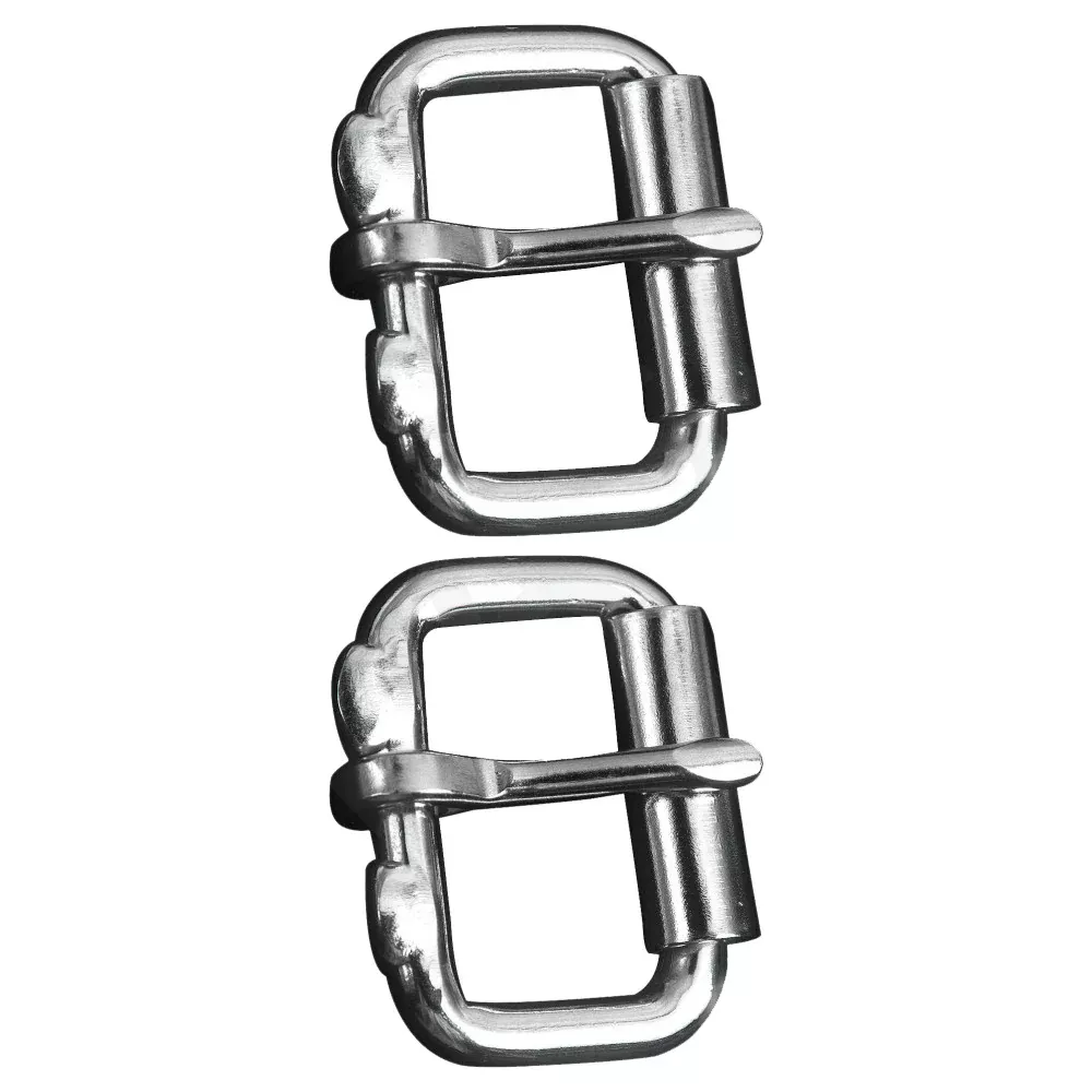 1 In 5Mm Hilason Assorted Multi-Purpose Sliver Metal Roller Buckle
