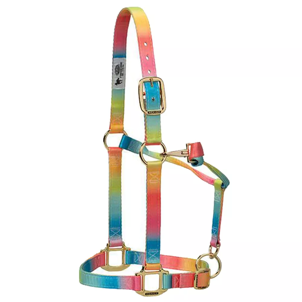 1 In Weaver Leather Western Horse Rainbow Adjustable Polyester Halter