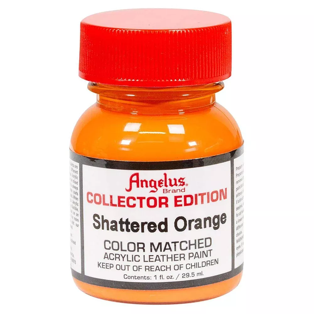 1 Oz Angelus Collector Edition Shattered Leather Paint Orange