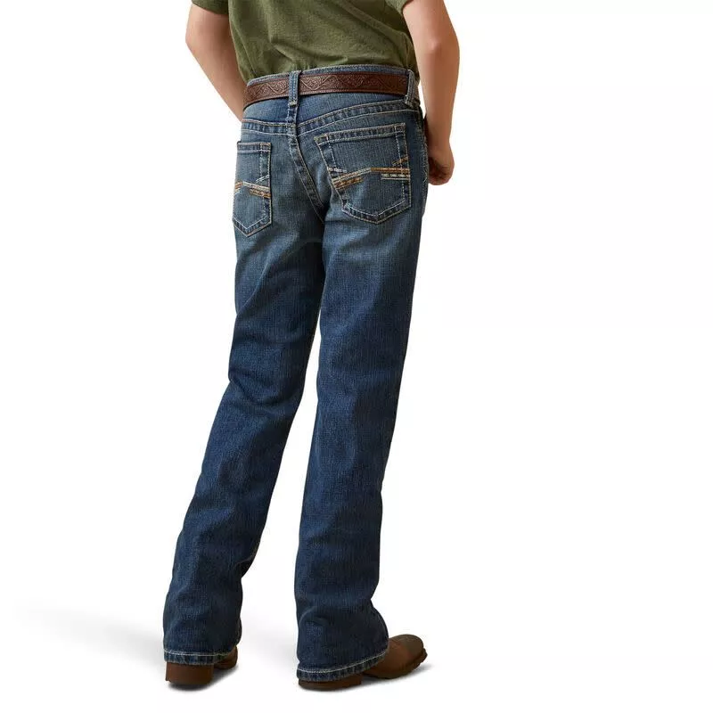 10043180 ARIAT BOYS B4 RAFAEL RELAXED BOOTCUT JEAN IN WAVE