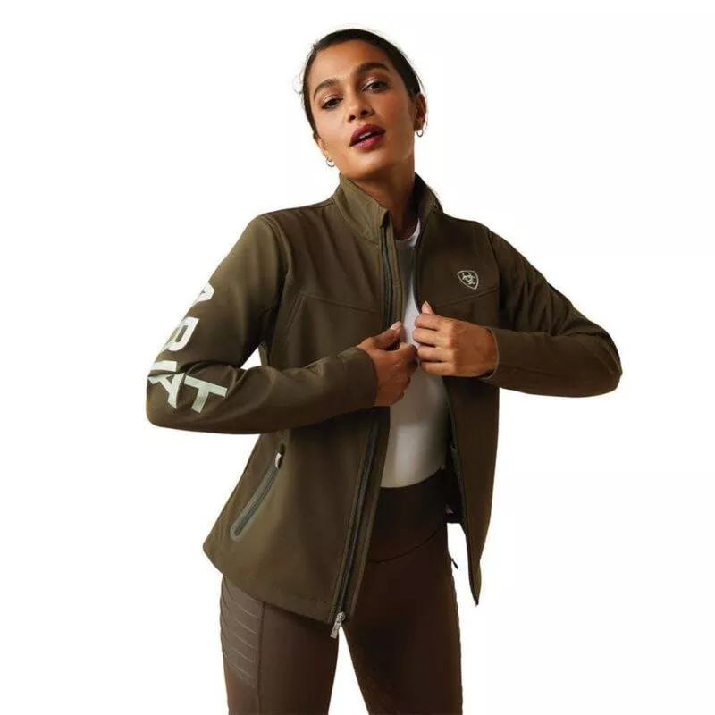 10043526 ARIAT CHAMARRAGREEN SOFTSHELL JACKET