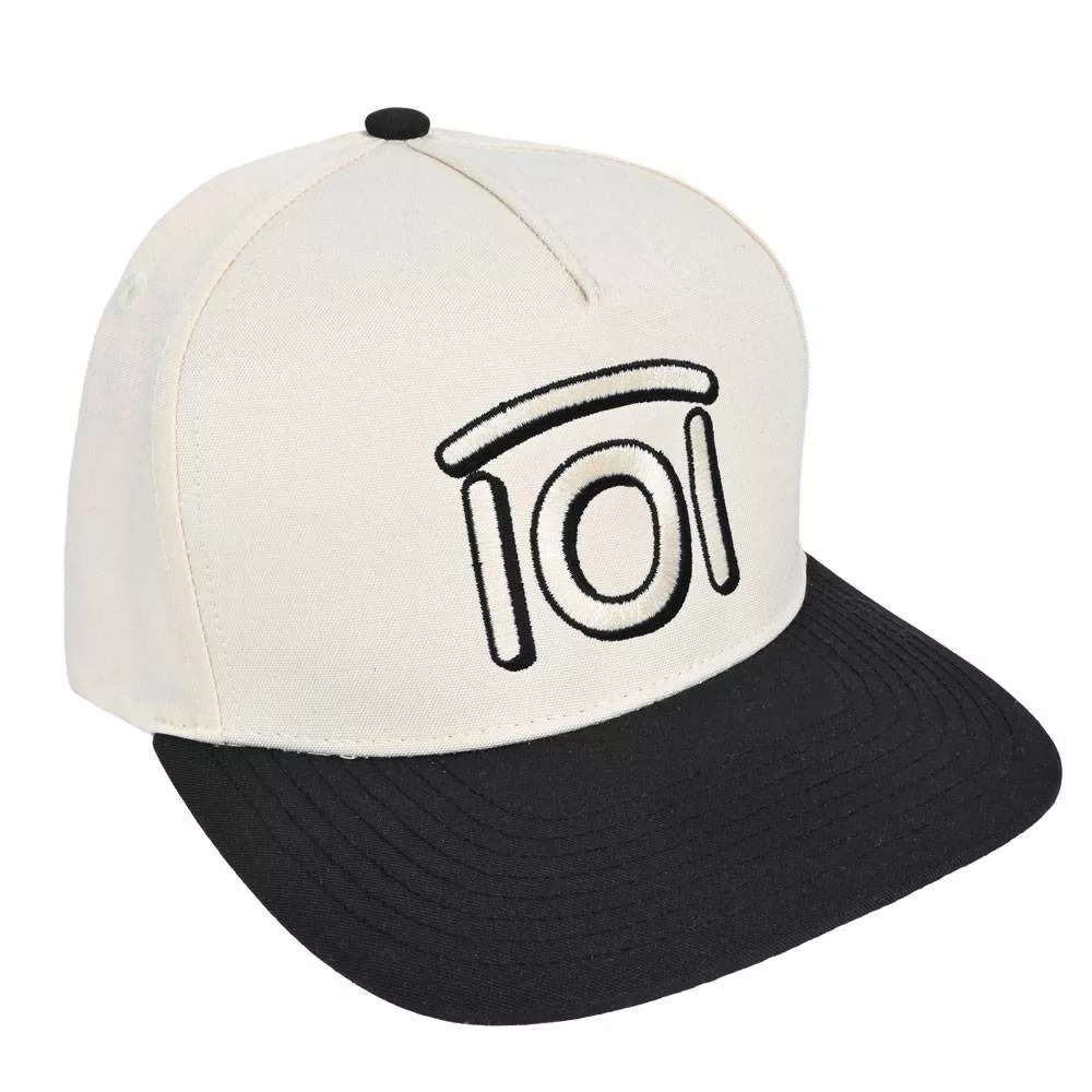 101 Ranch Flat Logo Vintage Cap - White/Black