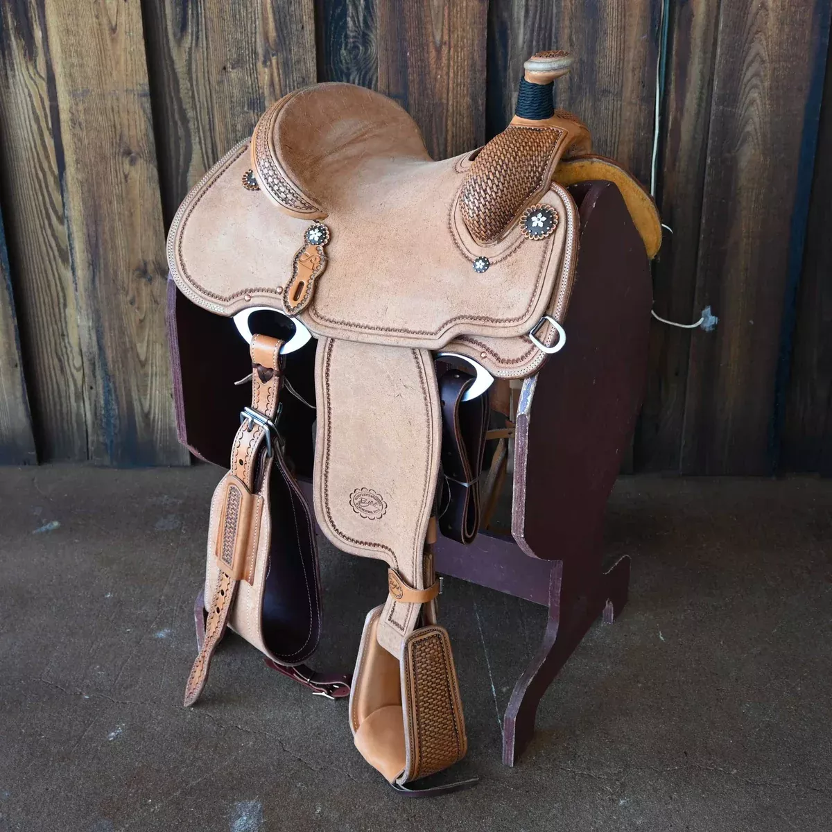 12.5" PATRICK SMITH YOUTH TEAM ROPING SADDLE