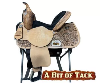12" Circle Y Mansfield Barrel Saddle - Wide Fit