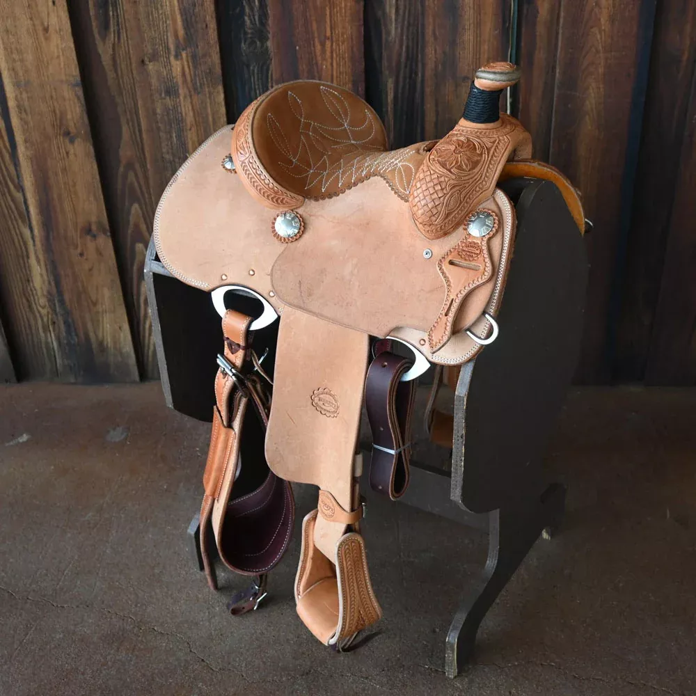 12" TESKEY'S YOUTH TEAM ROPING SADDLE