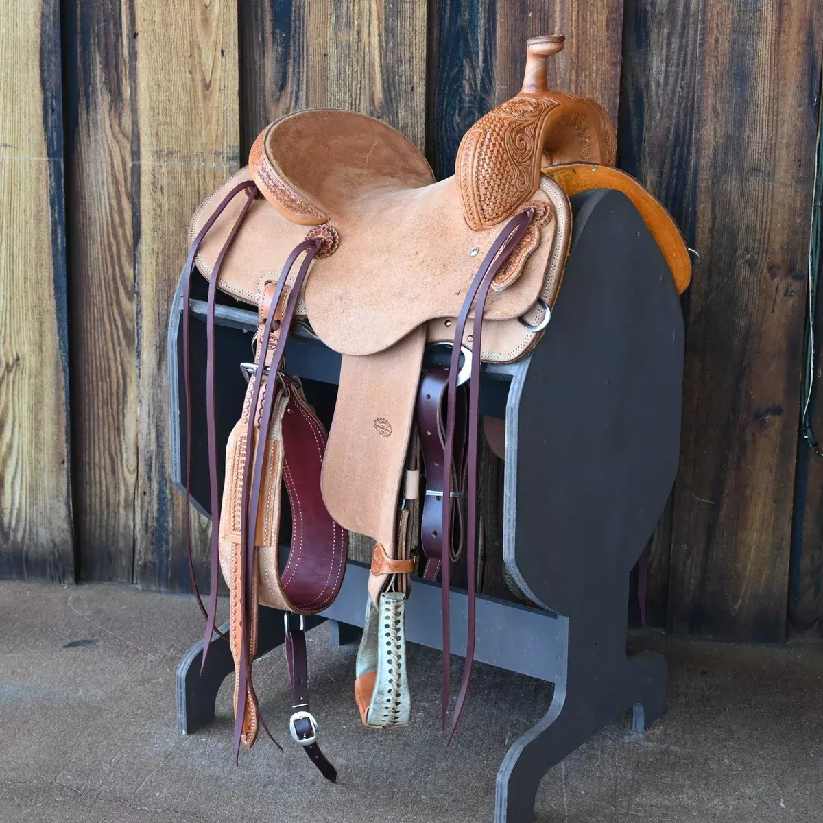 13.5" TESKEY'S PRO CUTTER RANCH CUTTER SADDLE
