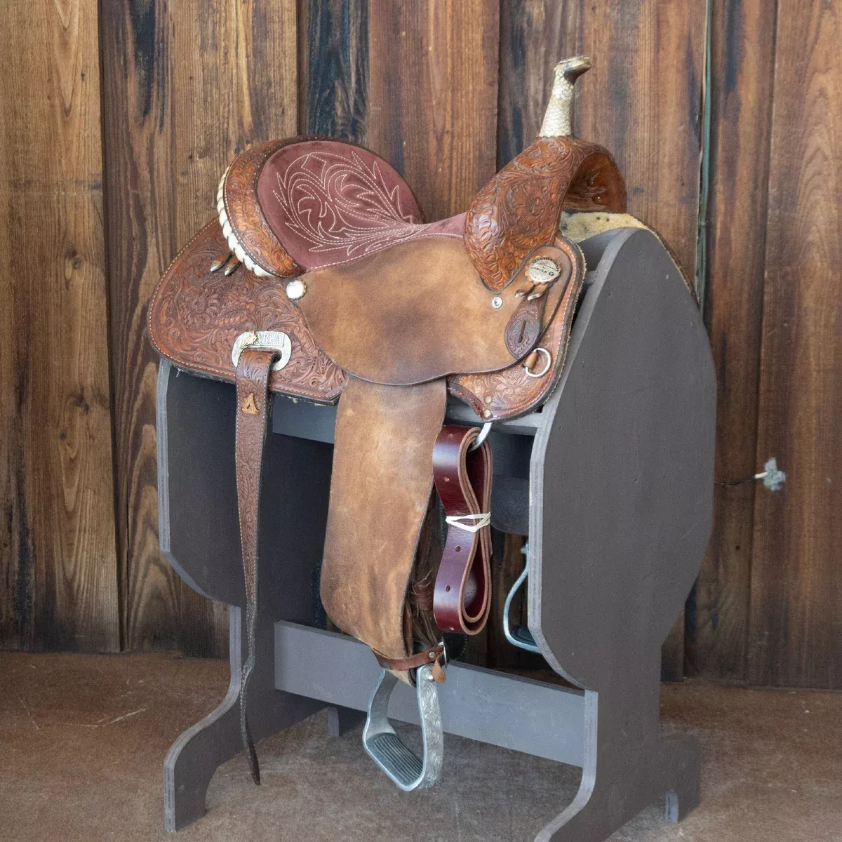 13.5" USED CIRCLE Y MARTHA JOSEY BARREL SADDLE