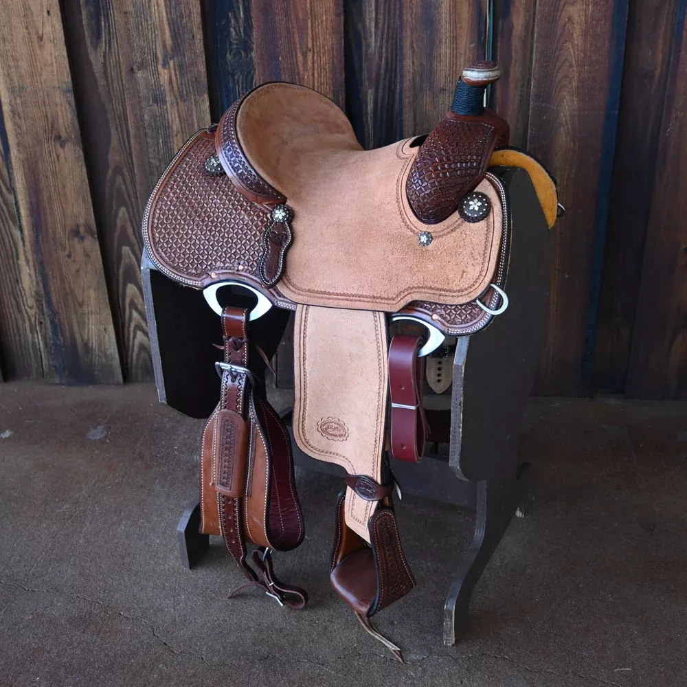 13" PATRICK SMITH YOUTH TEAM ROPING SADDLE