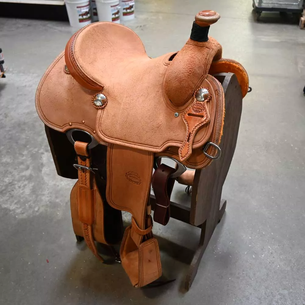 13" TESKEY'S YOUTH TEAM ROPING SADDLE