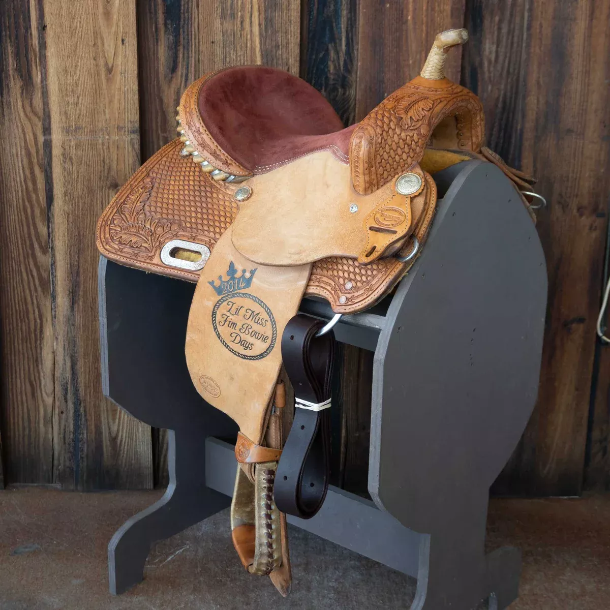 13" USED TESKEY'S BARREL SADDLE