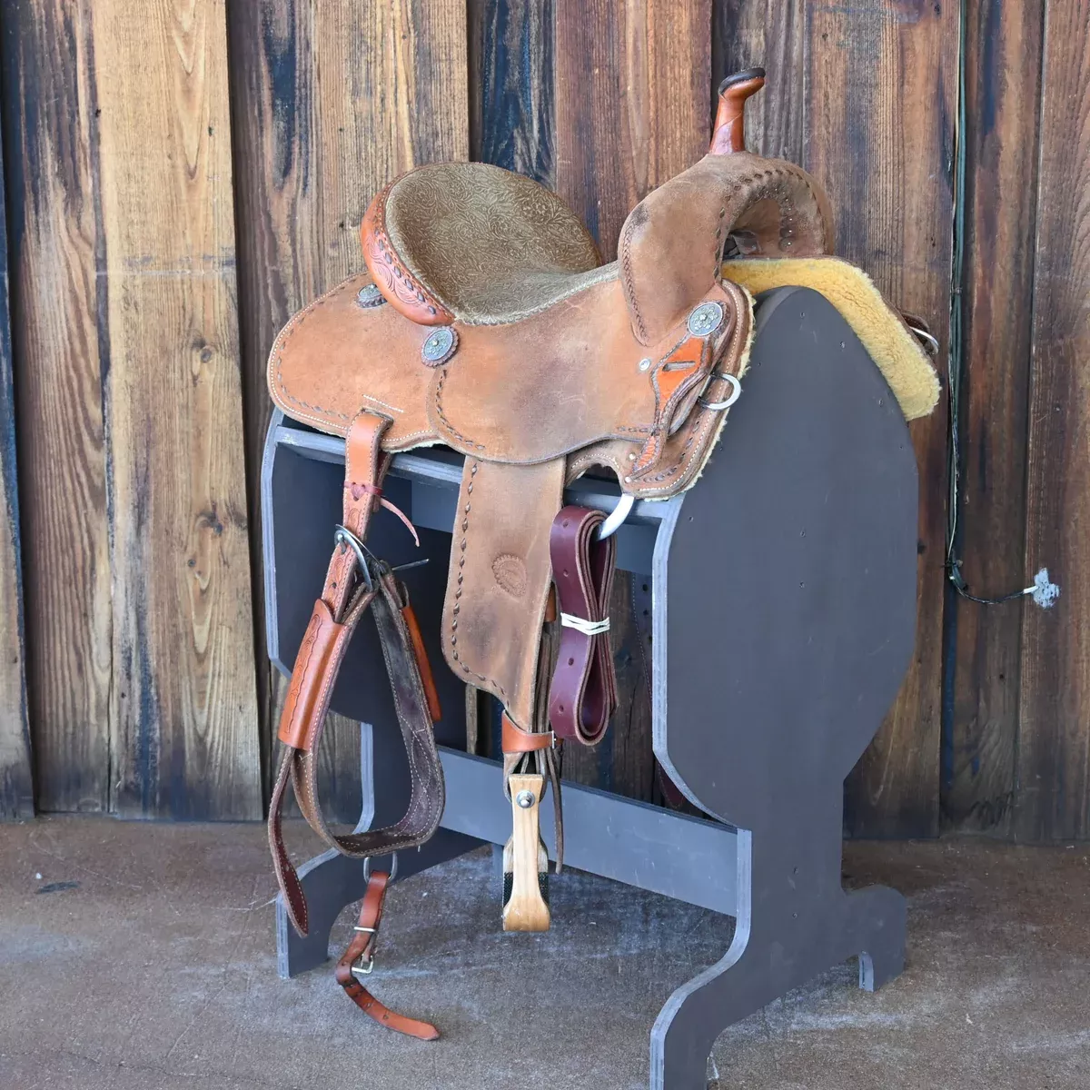 14.5" USED TESKEY'S BARREL SADDLE