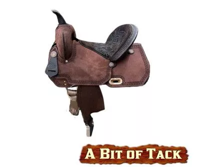 14" Circle Y Lindale Barrel Saddle Extra Wide Fit