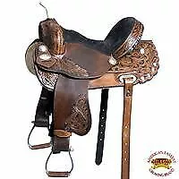 14 In Hilason Western Horse Preowned Saddle Barrel Trail