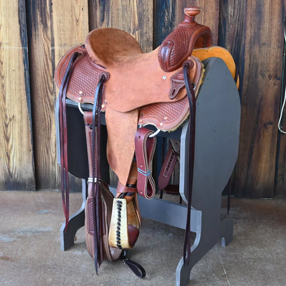 14" TESKEY'S STRIP DOWN RANCH SADDLE