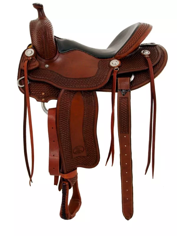 15.5" to 17" Billy Cook Tipton Trail Saddle 1737
