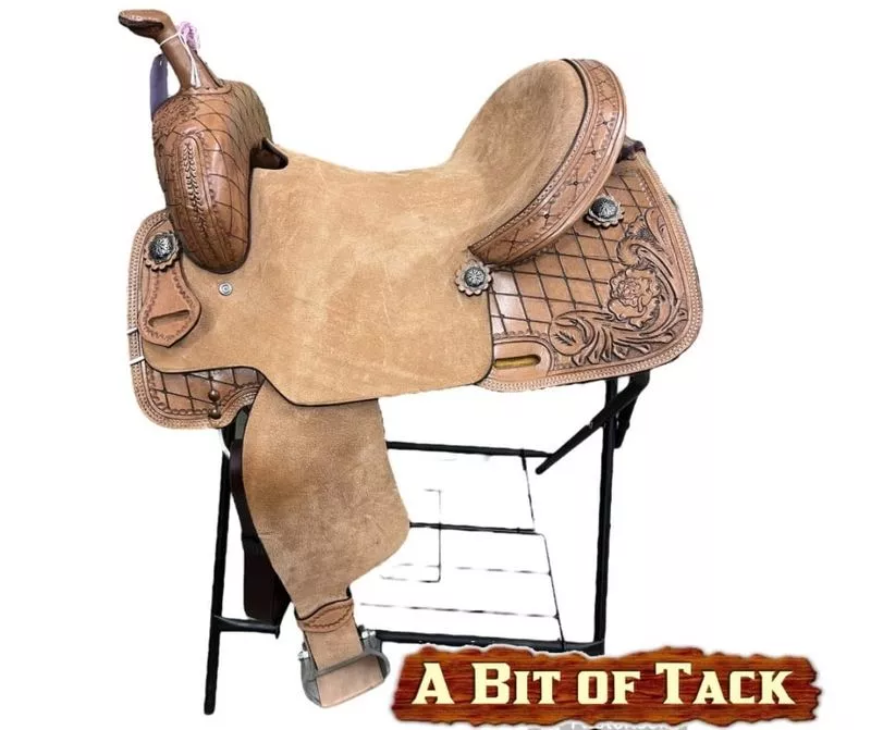 15" Natural Colored Barrel Saddle