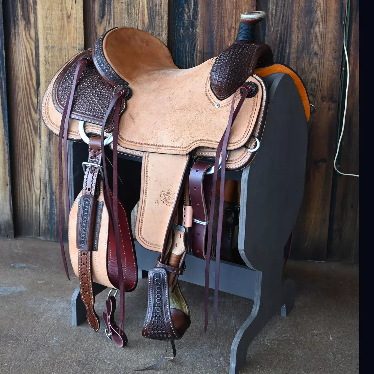 15" PATRICK SMITH TEAM ROPING SADDLE