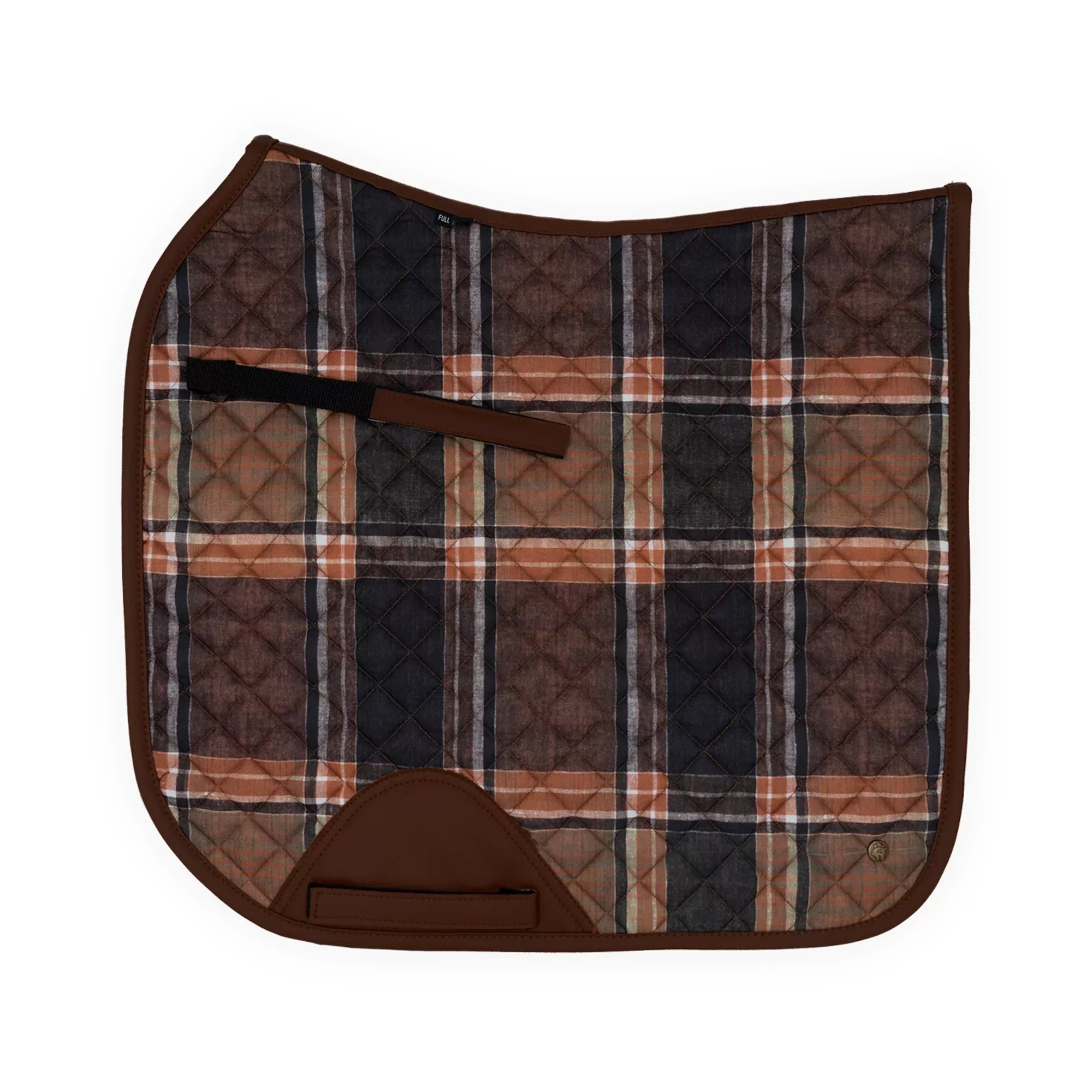 16C Field Plaid - Hickory Dressage Pad