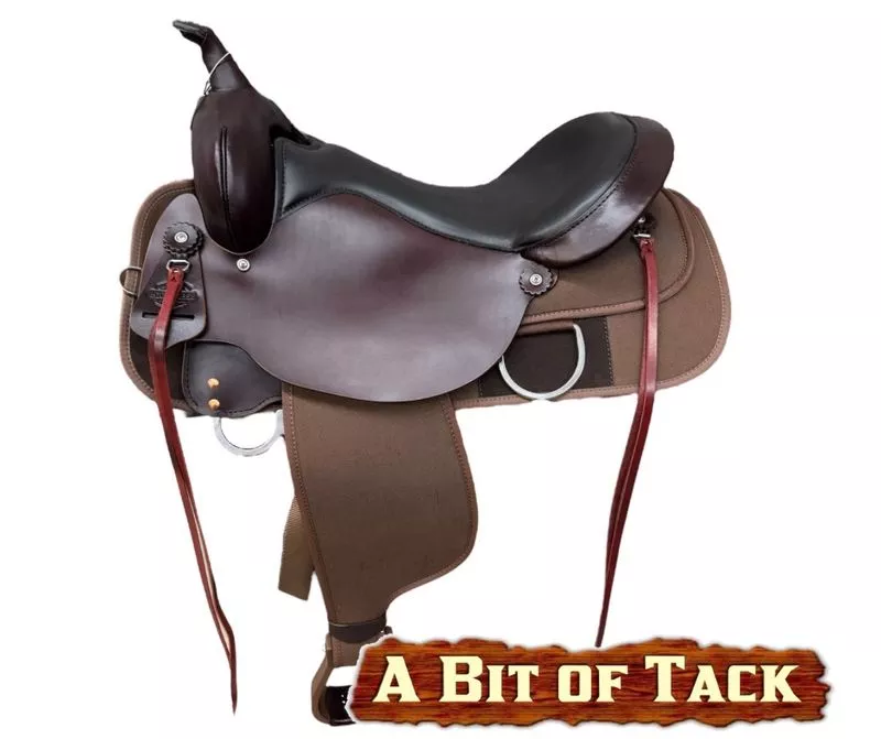 17" Circle Y Lockhart Cordura Trail Saddle - Reg Fit