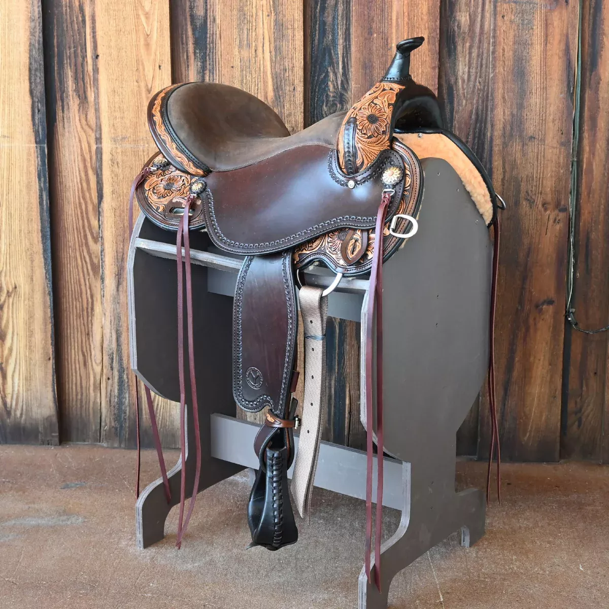17" CIRCLE Y SUNFLOWER FLEX2 TRAIL SADDLE