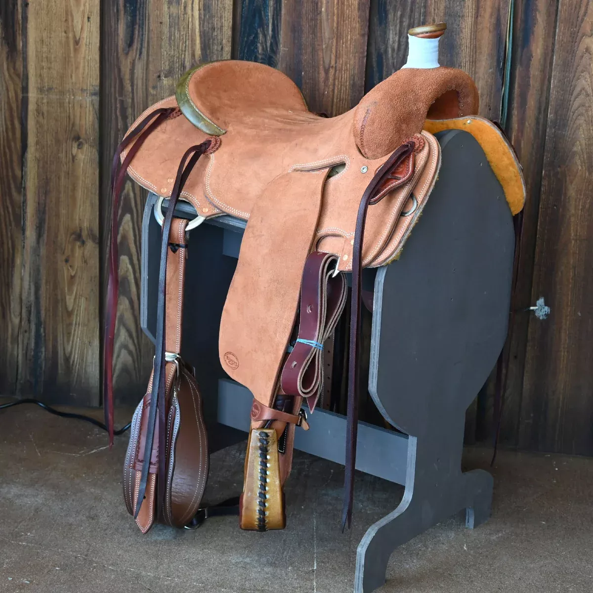17" TESKEY'S STRIP DOWN RANCH SADDLE
