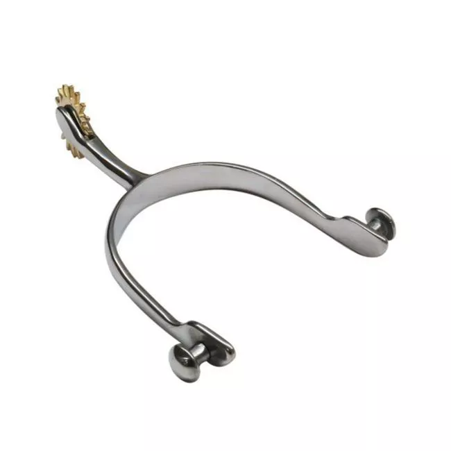 25817 SHOWMAN STAINLESS STEEL GAITED SPURS