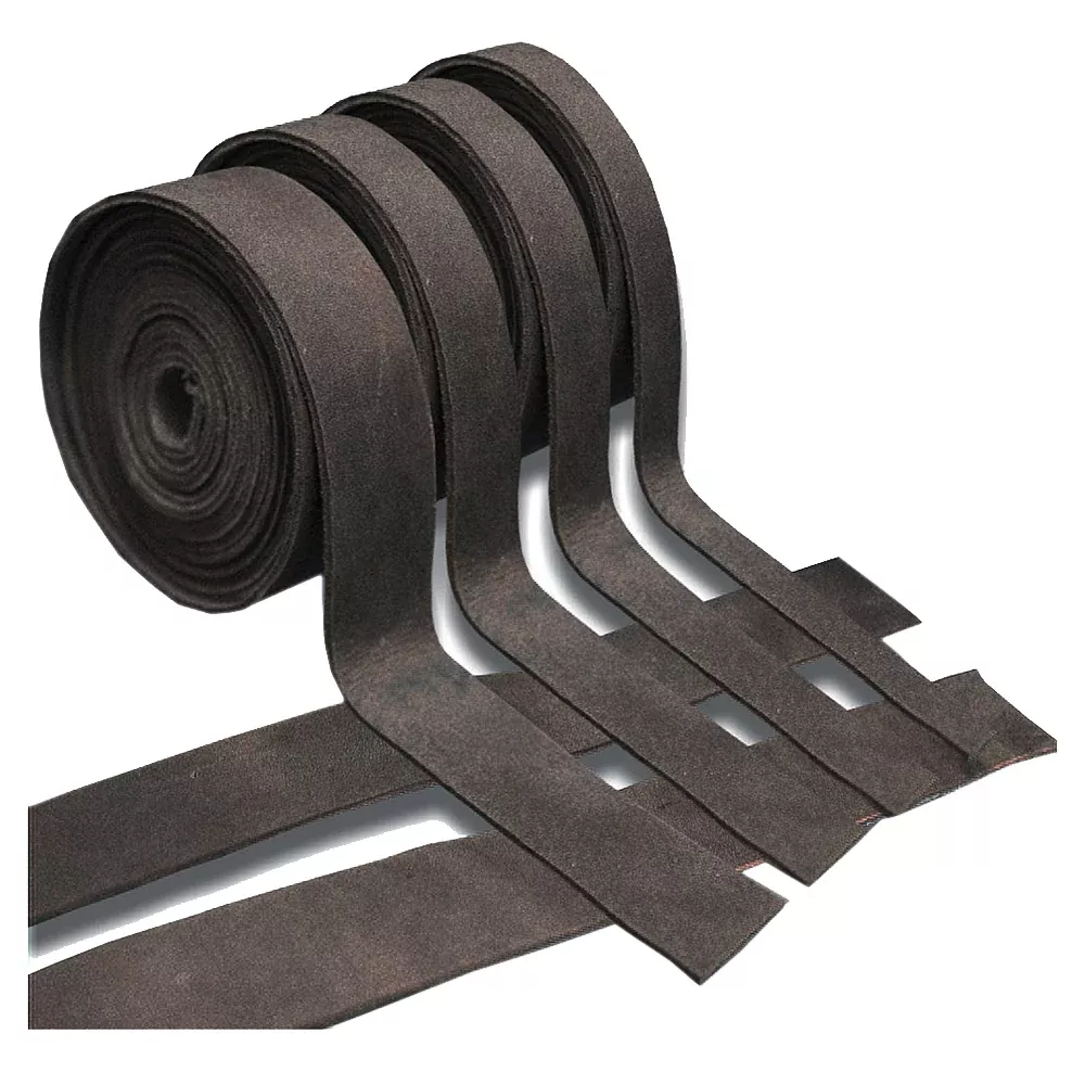 60 In Hilason Genuine Leather Flat Strap Strips for DIY Arts & Craft Projects Jewelry Tooling Home Décor Brown