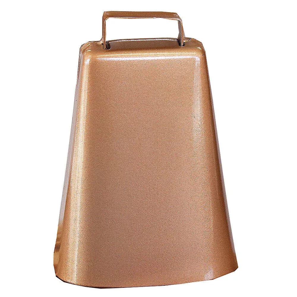 7-1/2" Hilason Kentucky Cow Or Bull Bell Copper