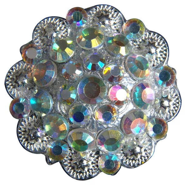 Ab Crystals Berry Silver Bling Headstall Saddle Hilason