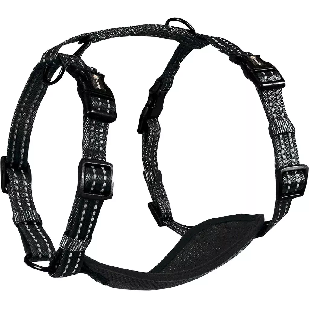 Alcott Adventure Dog Harness, Medium, Black
