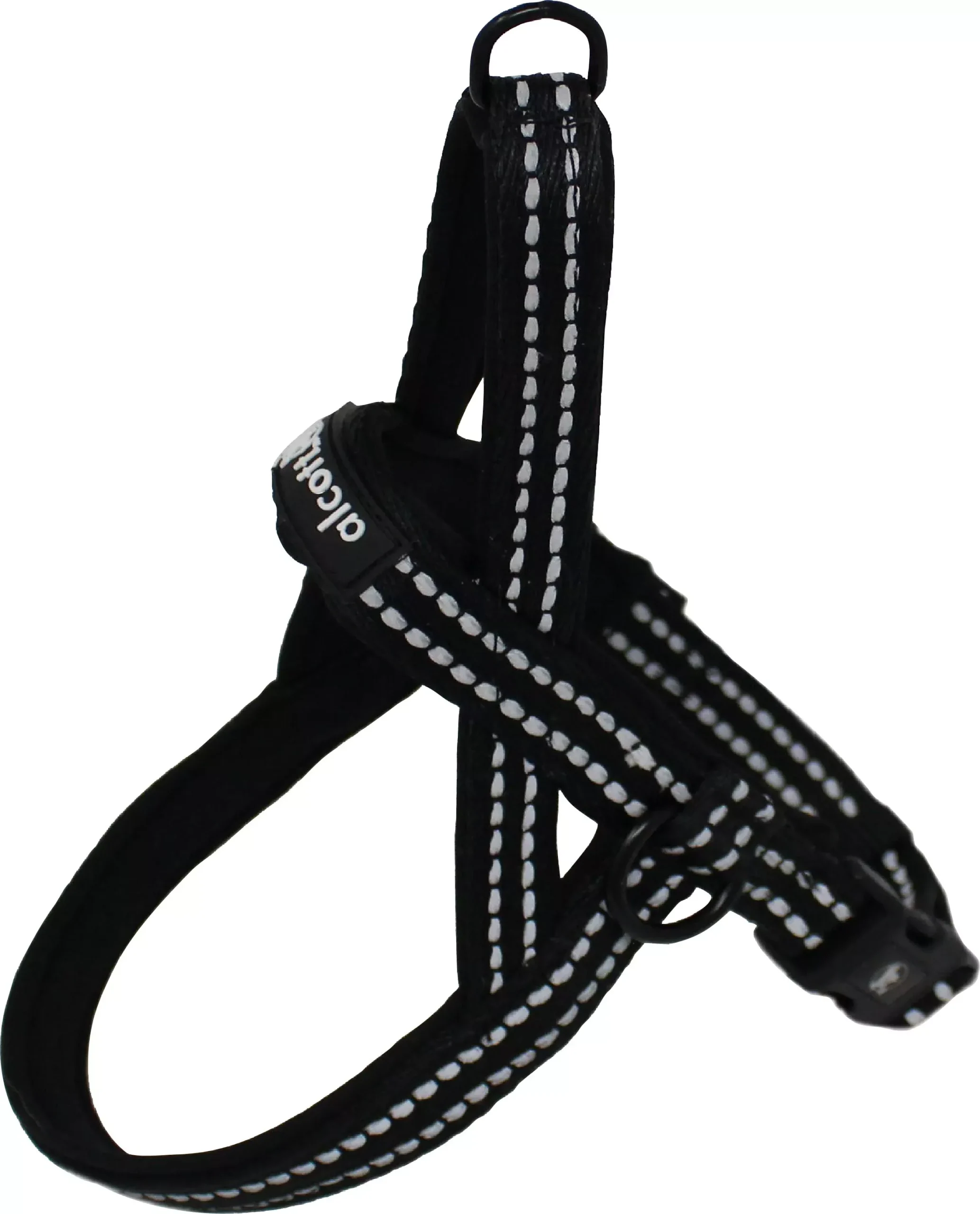 Alcott Rope Norwegian Dog Harness, XL, Black