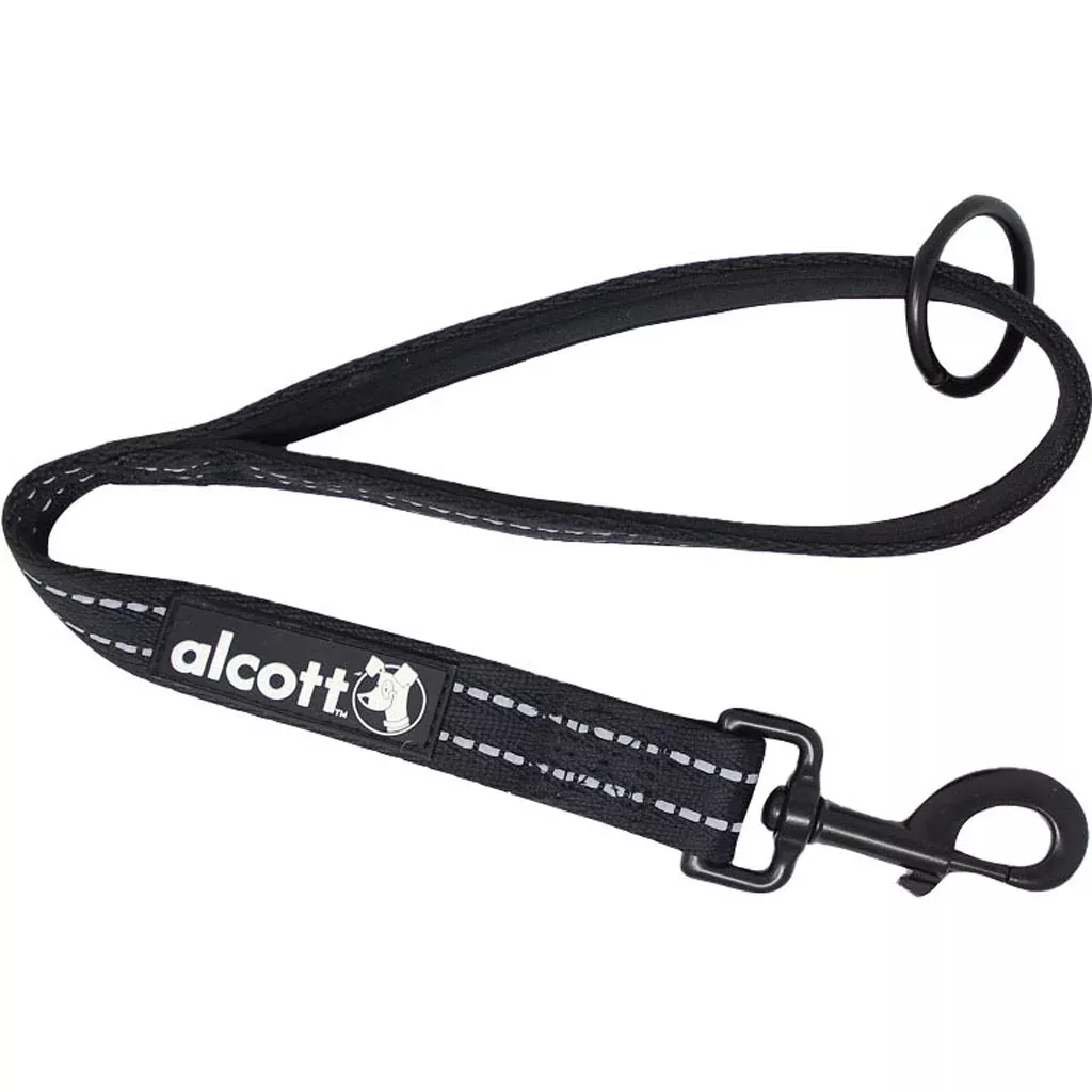 Alcott Short Traffic Dog Leash, Black