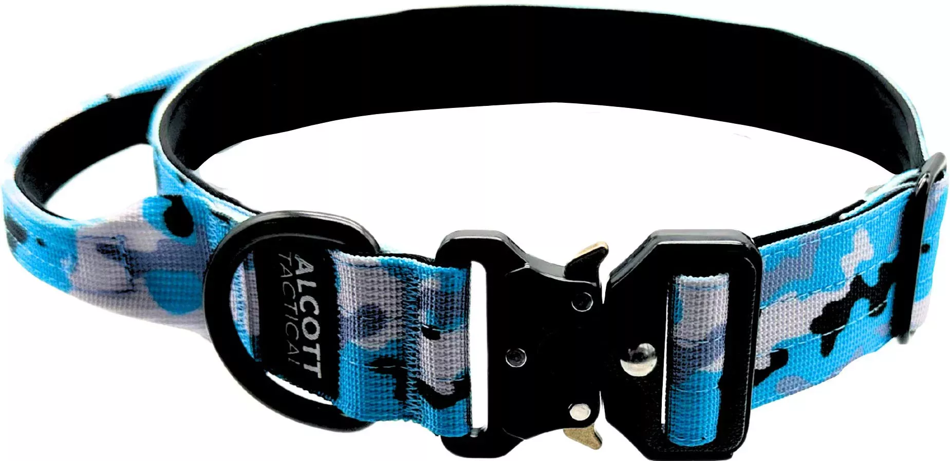Alcott Tactical Dog Collar Medium Blue Camo