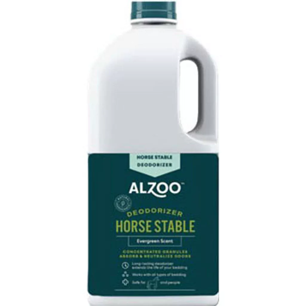 ALZOO Mineral-Based Horse Stall Deodorizer, Evergreen, 6.6 lb