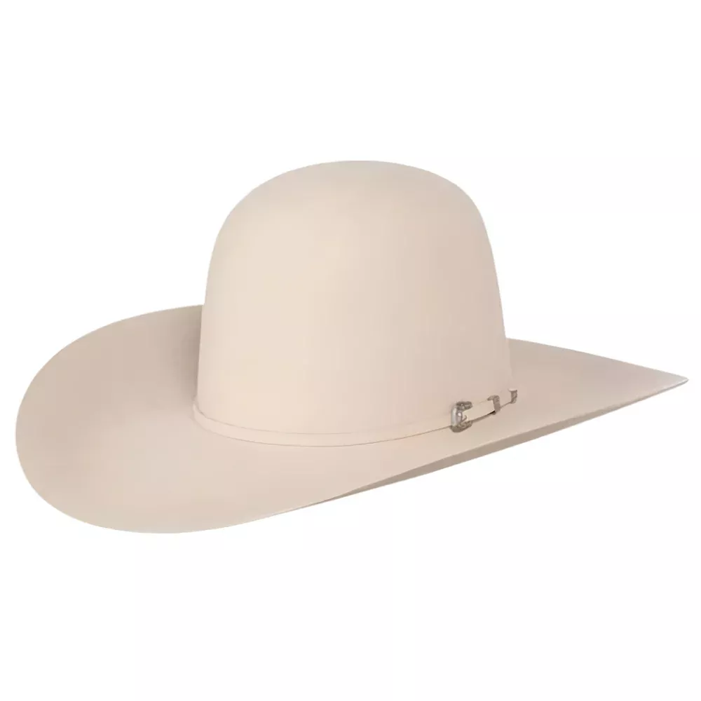 American 100X Silverbelly 5" Open Crown Felt Hat