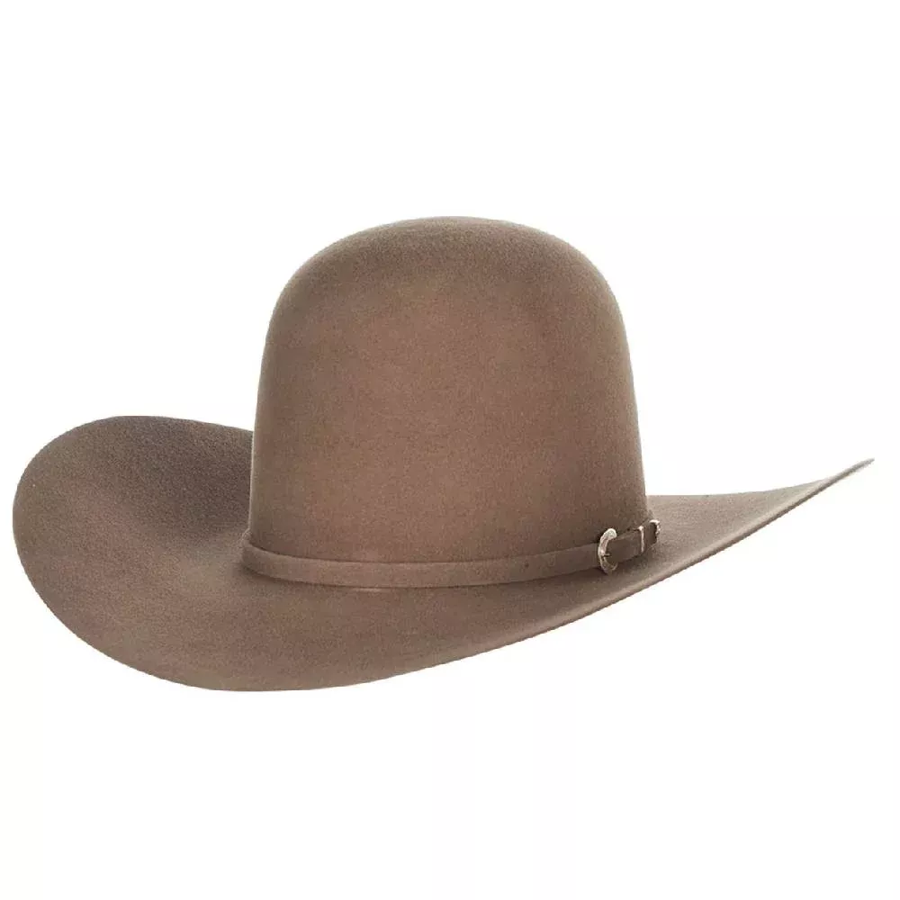 American 40X Pecan 4 1/2" Open Crown Felt Hat