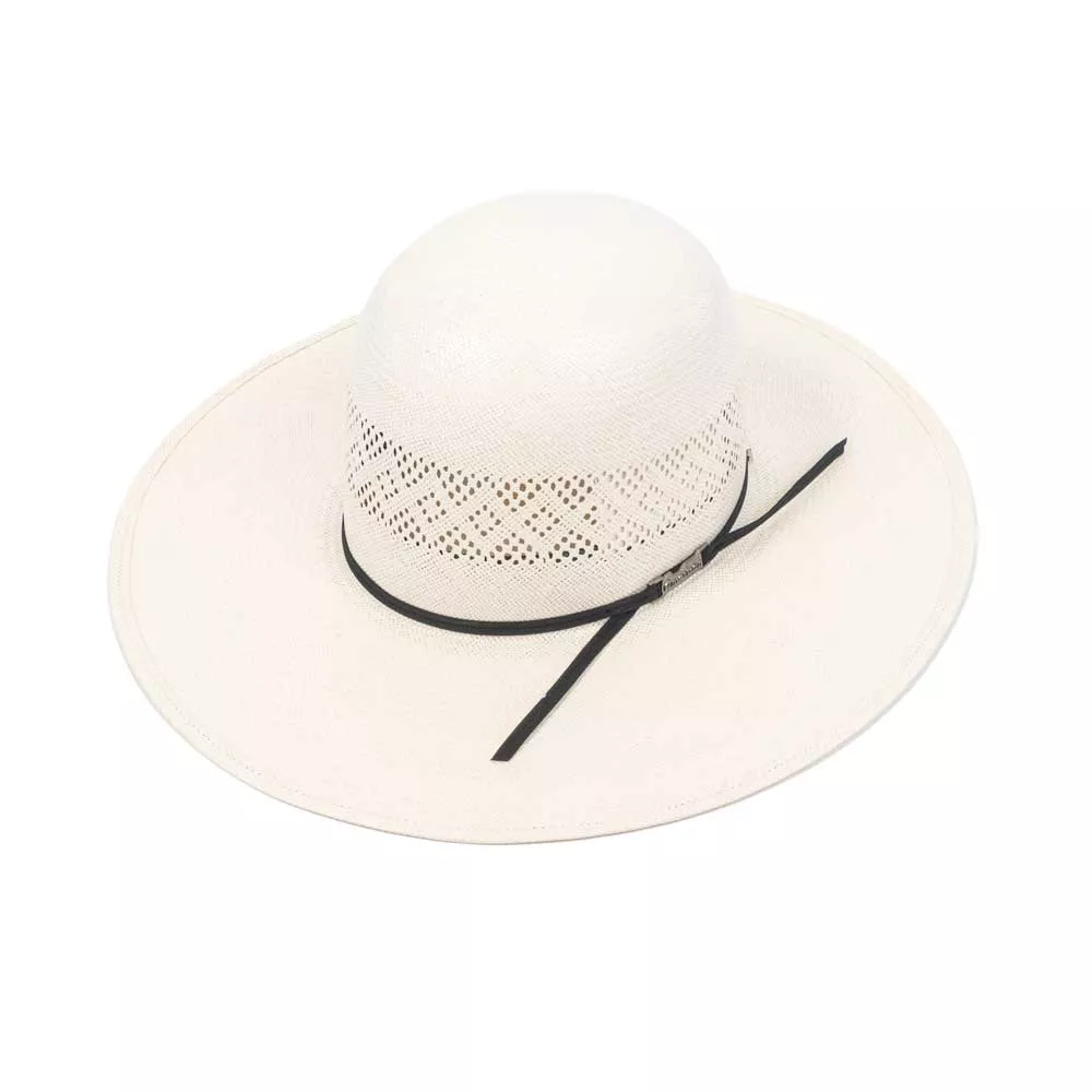 American Fancy Vent 4-1/4" Brim Open Crown Straw Hat