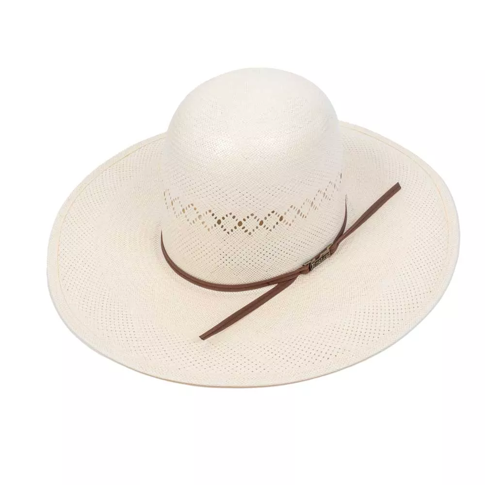 American Fancy Vent4 1/4" Brim Open Crown Straw Hat