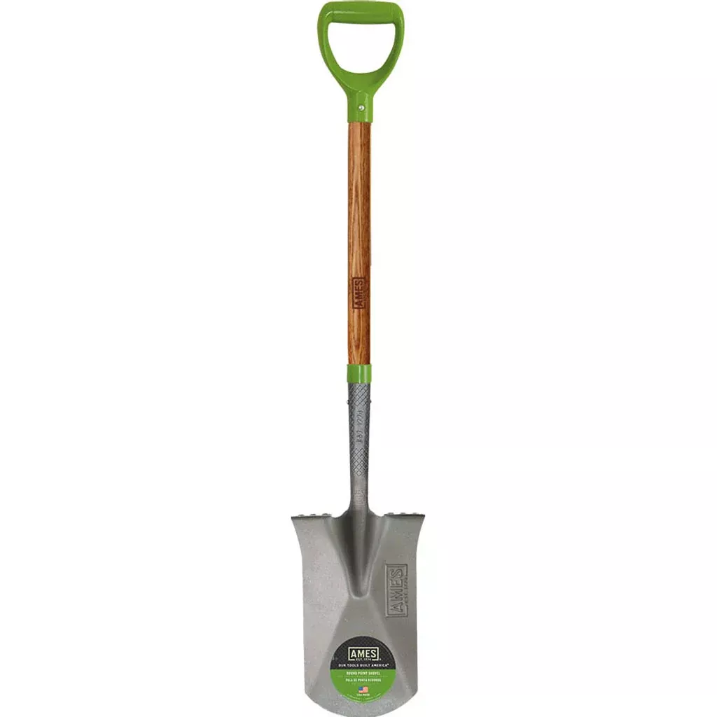 Ames Garden Spade, 24 in Wood Handle
