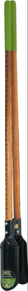 Ames Post Hole Digger with Cushioned Grip, 53 in Wood Handle