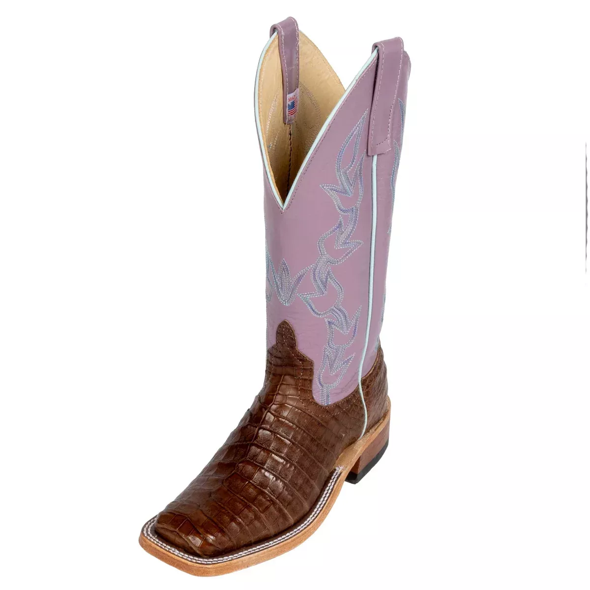 Anderson Bean Women's Post Oak Caiman Belly Boot