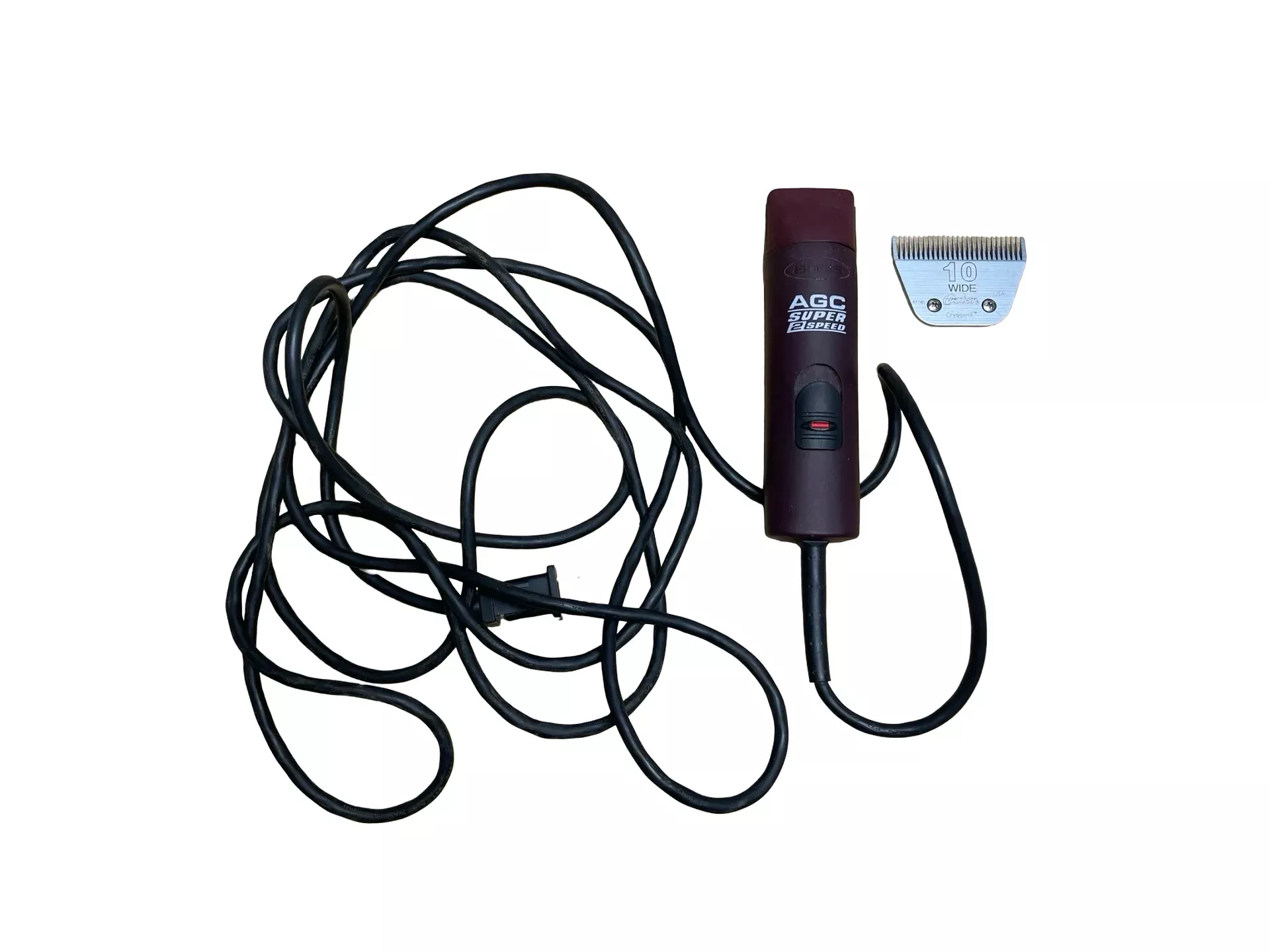 Andis AGC Super 2 Speed Clippers - Maroon - USED