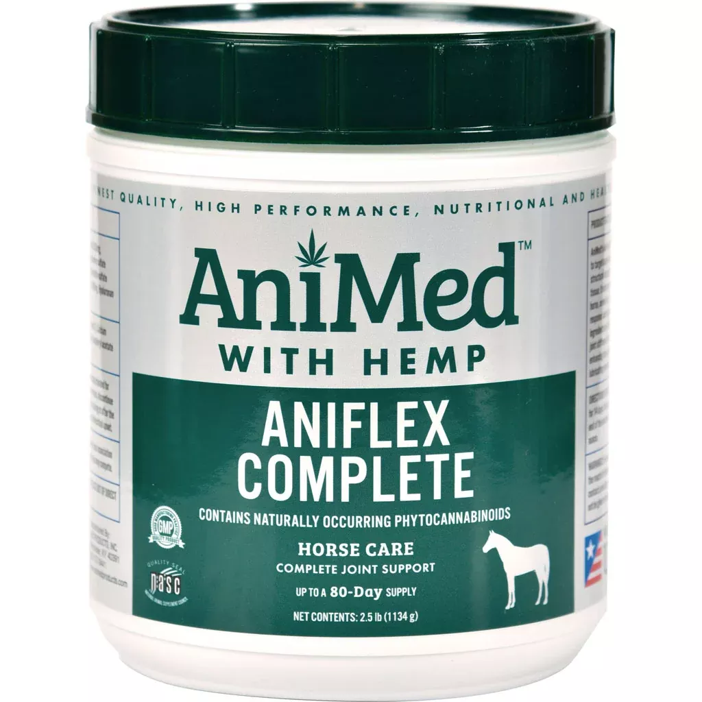 AniMed AniFlex Complete with Hemp for Horses, 2.5 lb