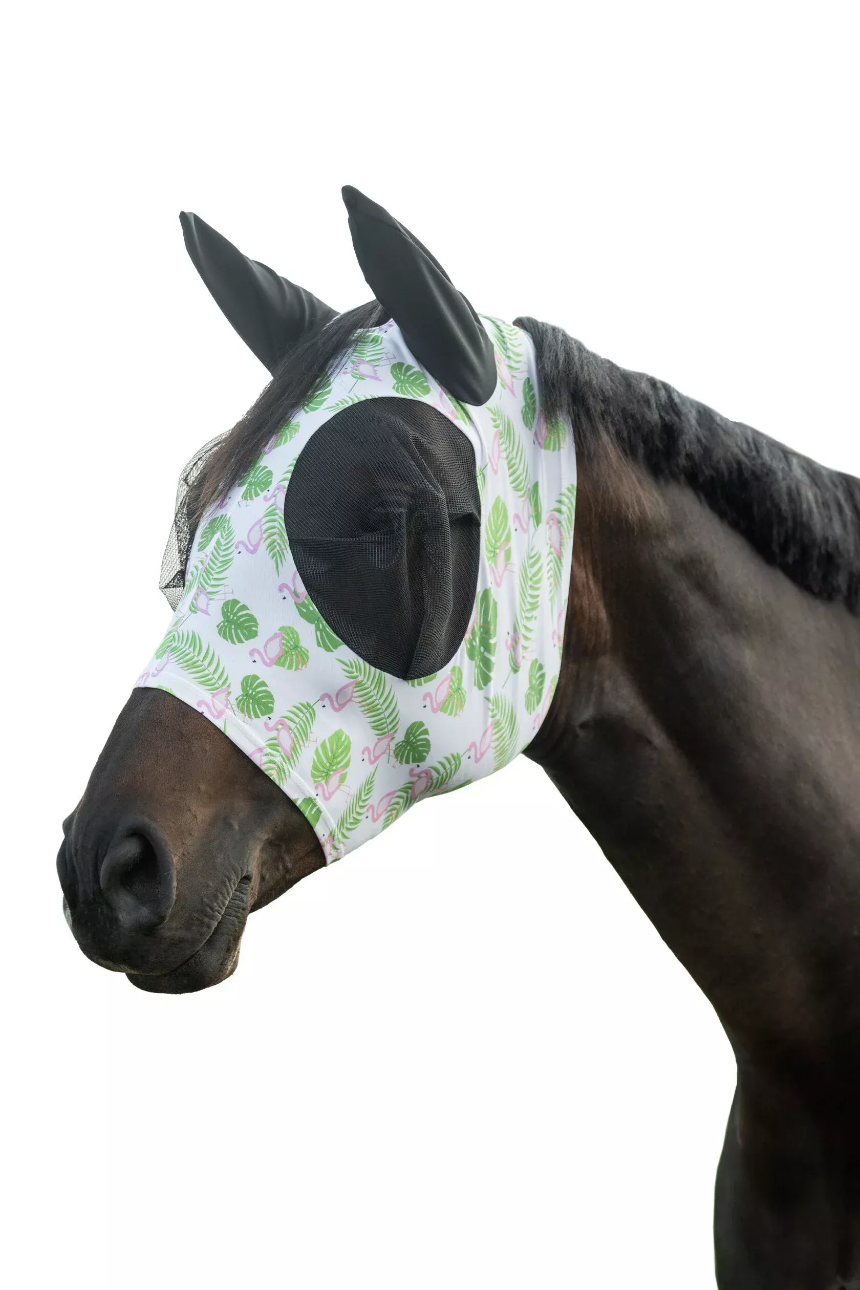 Anti Fly Mask Flamingo Elastic