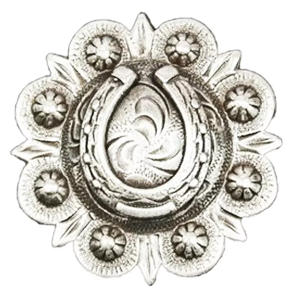 Antique Horseshoe Berry Concho