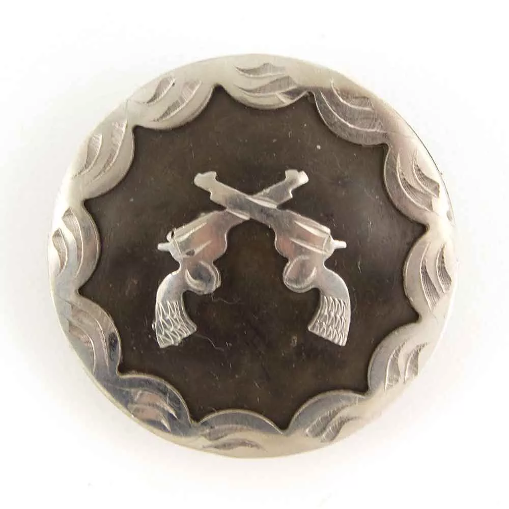 Antique Pistol Concho