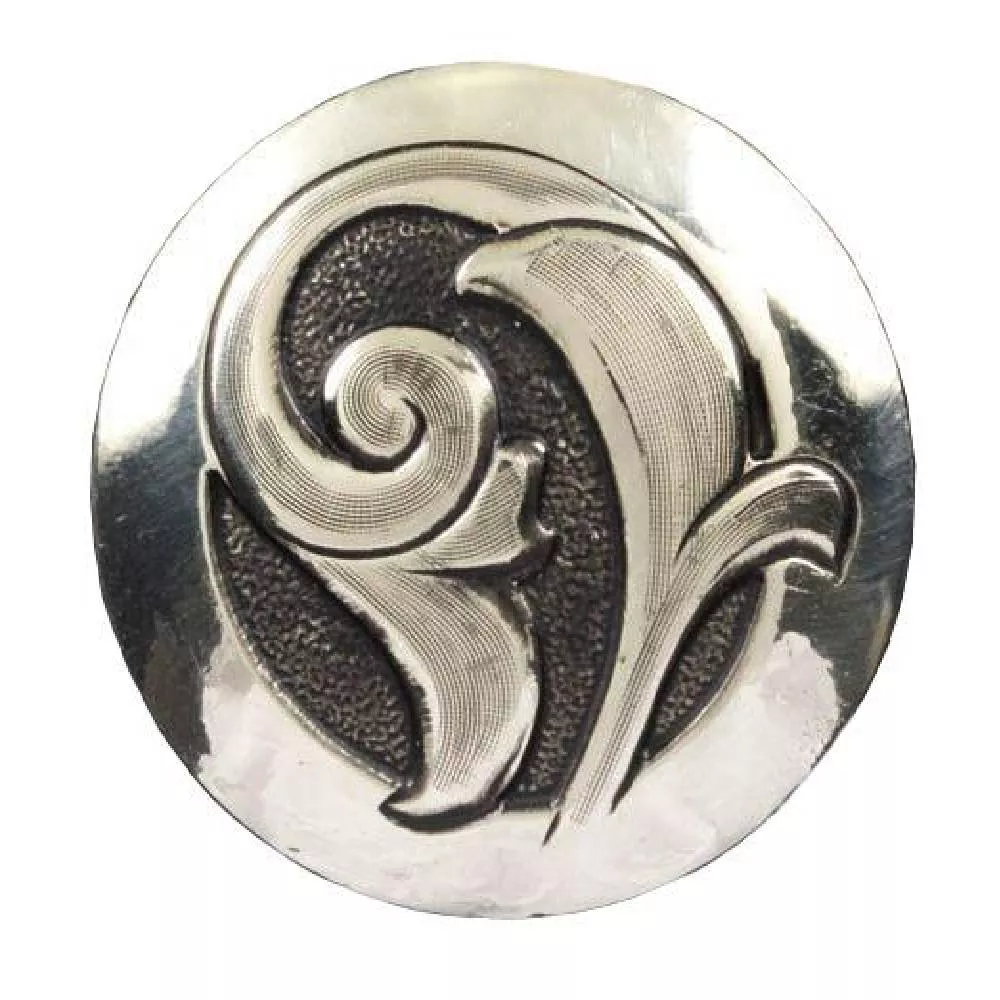 Antique Silver Filigree Concho