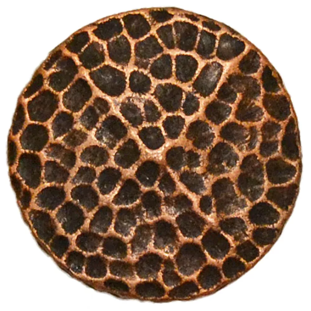 Antiqued Hammered Concho